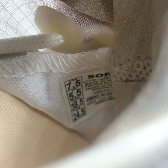 Sorel Women's Kinetic Breakthru Tech Lace Sneaker White Size US 7.5 - Picture 10 of 10